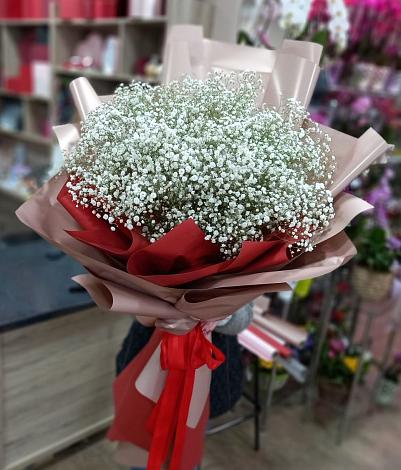Букет цветов из: Гипсофила в Ясенской