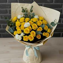 Букет цветов из:  Розы в Ясенской