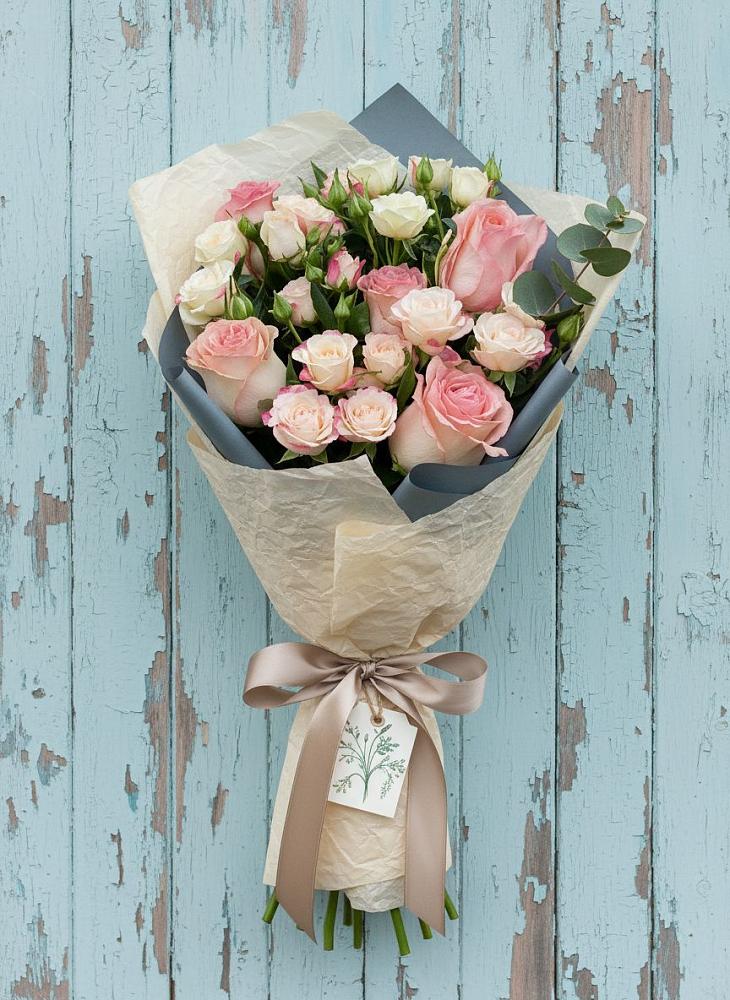 Букет цветов из: Розы в Ясенской