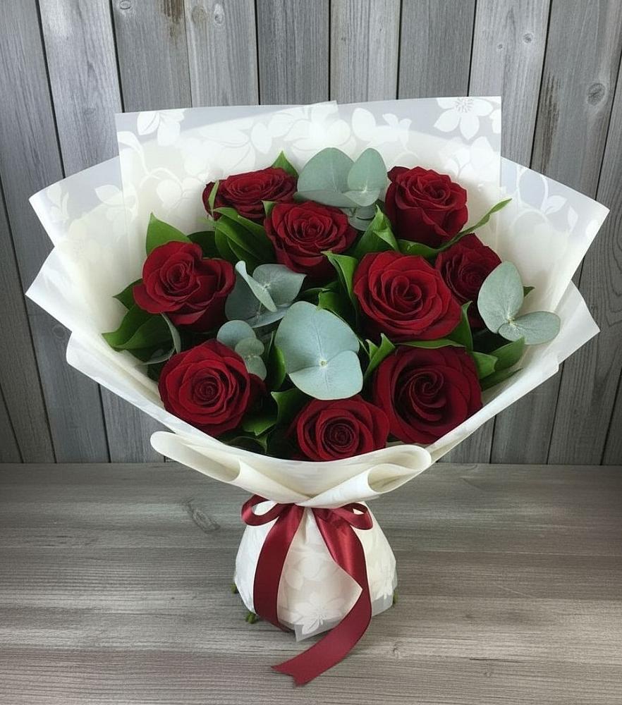 Букет цветов из: Розы в Ясенской