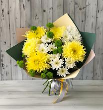Букет цветов из:  Хризантемы #REPLACE_PRED# Ясенской