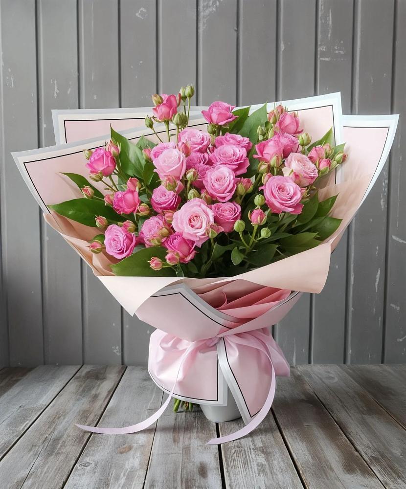 Букет Розовый кустик в Ясенской