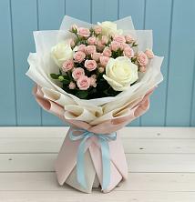 Букет цветов из:  Розы в Ясенской