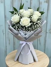 Букет цветов из:  Розы в Ясенской
