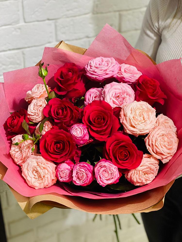 Букет цветов из: Розы в Ясенской