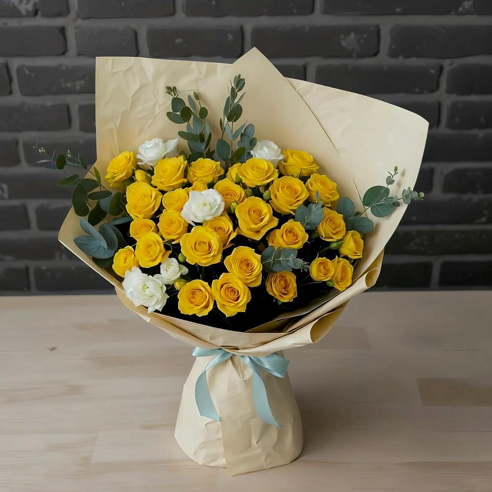 Букет цветов из: Розы в Ясенской