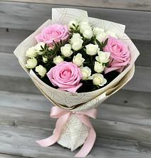 Букет цветов из:  Розы в Ясенской