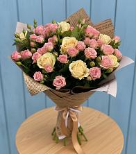 Букет цветов из:  Розы в Ясенской