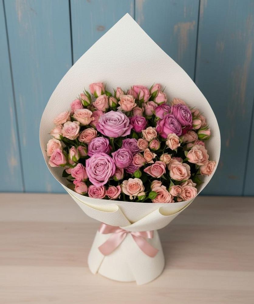 Букет цветов из: Розы в Ясенской