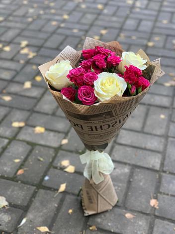 Букет цветов из: Розы в Ясенской