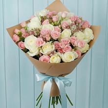 Букет цветов из:  Розы в Ясенской